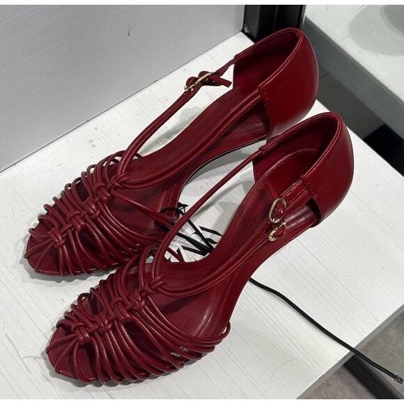 ZARA Strappy Heeled Sandals NWT - Picture 13 of 16